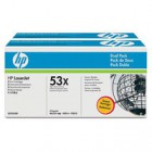 Картридж HP LJ P2015, (Q7553XD), (max), (DUAL pack)